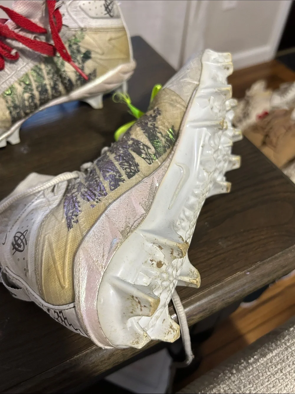 White Athletic Cleats women’s